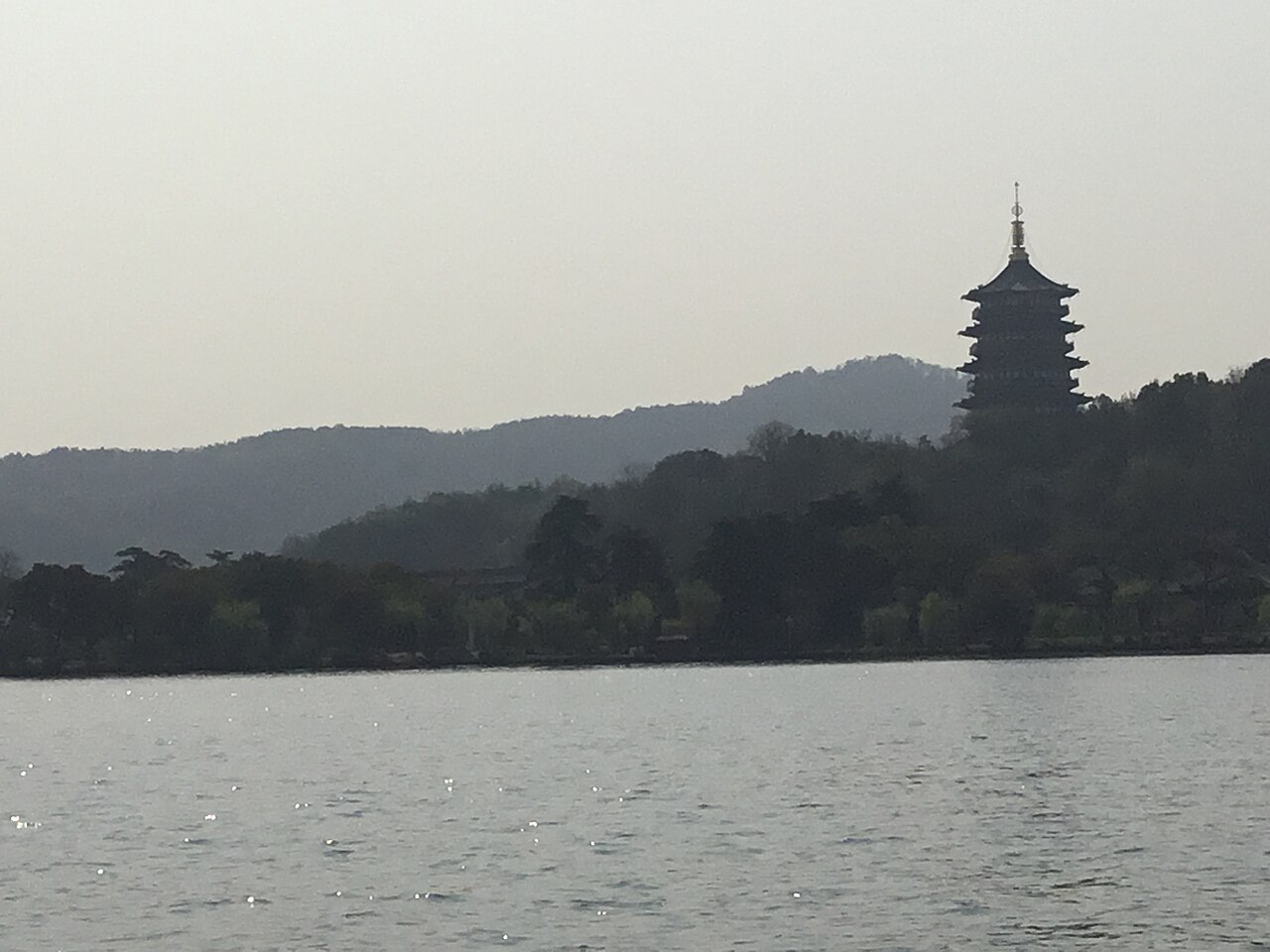 Boats on West Lake